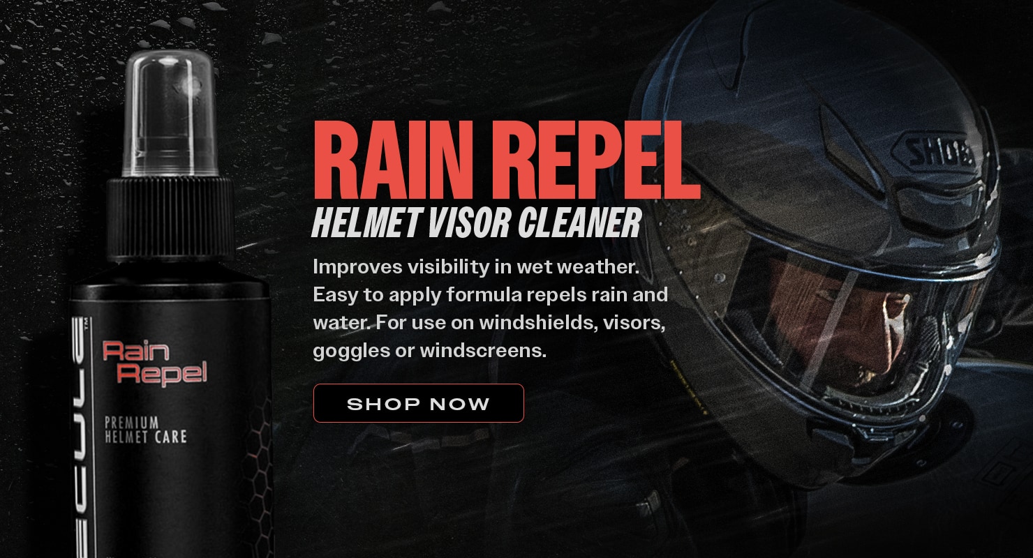 Molecule Helmet Visor Cleaner Rain Repel 4 Oz Sprayer